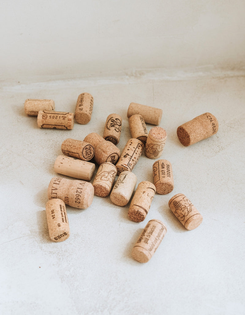 Set of 25 Natural Wine Corks