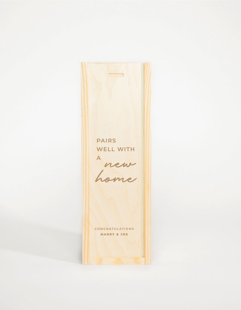 PAIRS WELL WITH NEW HOME