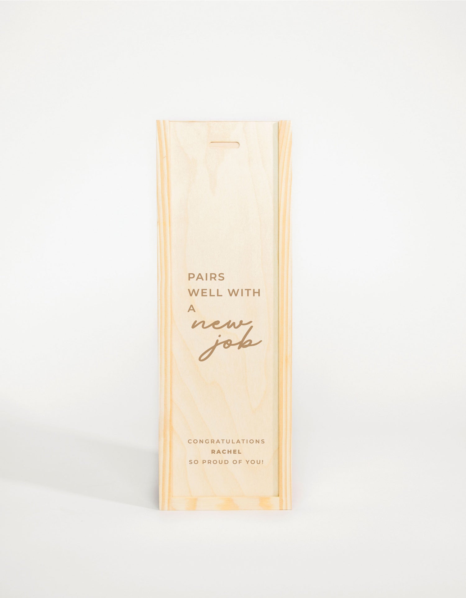 PAIRS WELL WITH NEW JOB