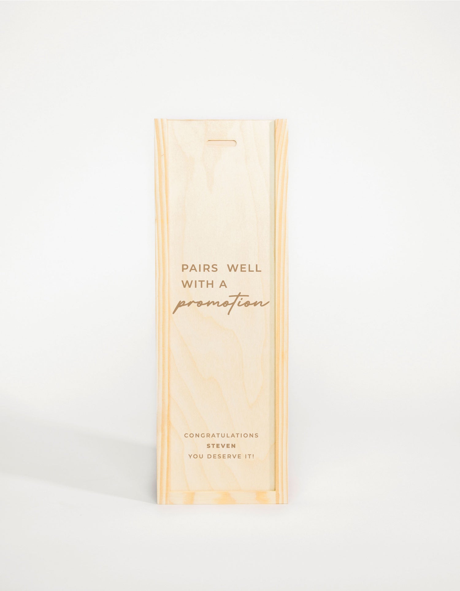 PAIRS WELL WITH PROMOTION