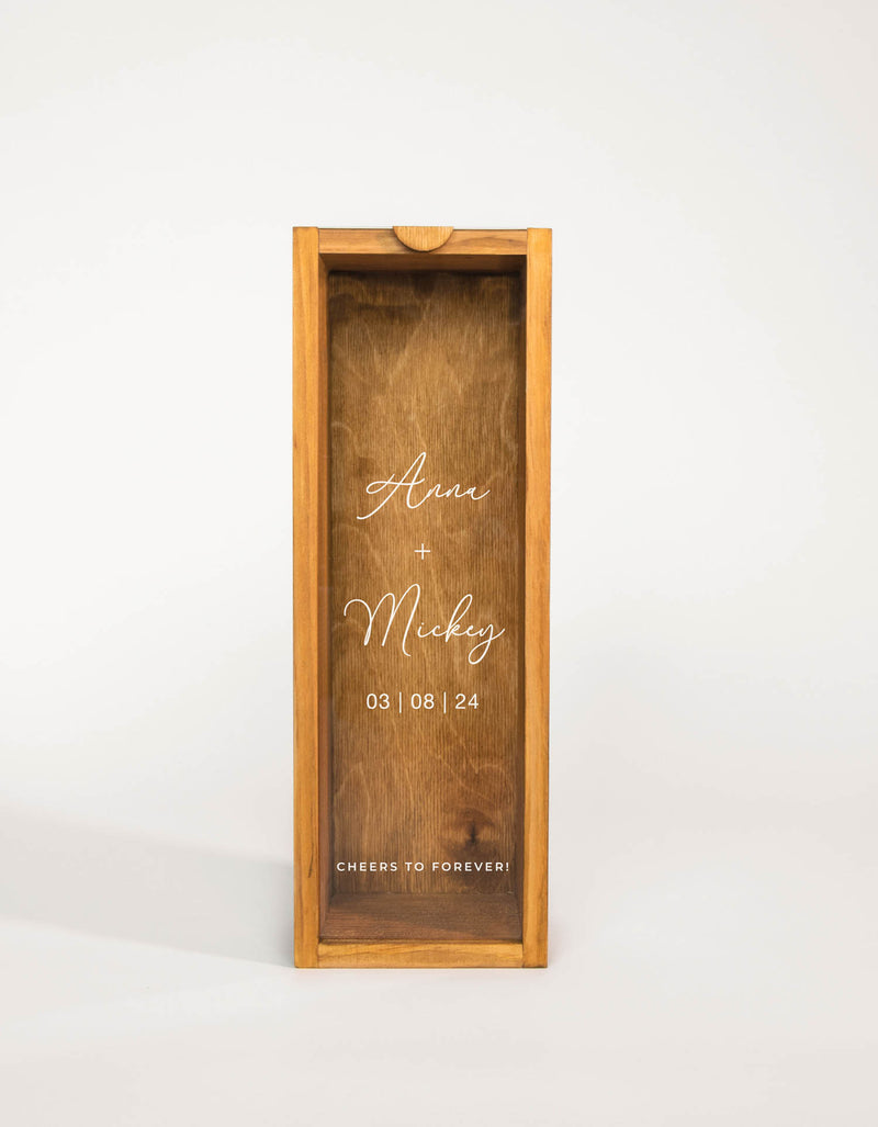 WEDDING COUPLE SCRIPT NAMES + DATE