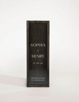 WEDDING COUPLE NAMES + DATE