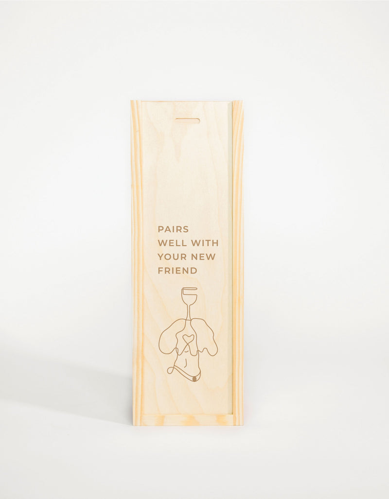 PAIRS WELL WITH NEW FRIEND DOG