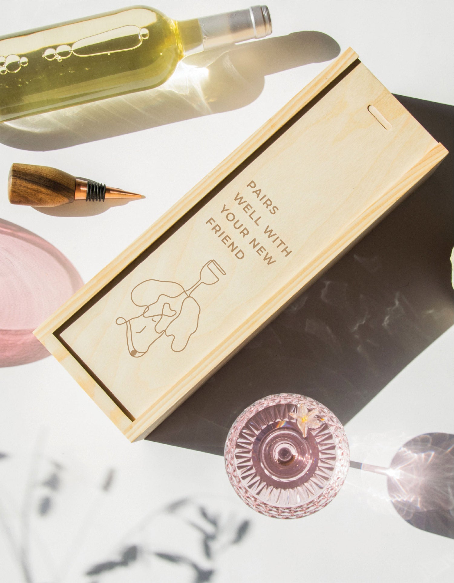 PAIRS WELL WITH NEW FRIEND DOG