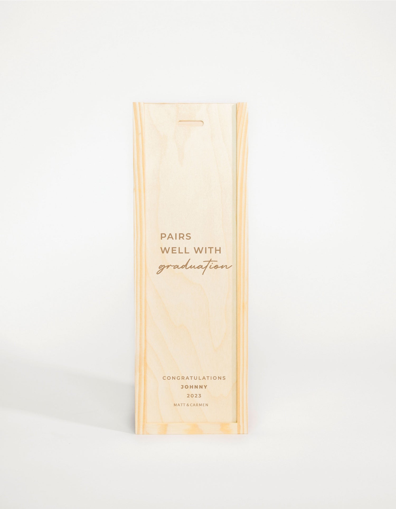 PAIRS WELL WITH GRADUATION