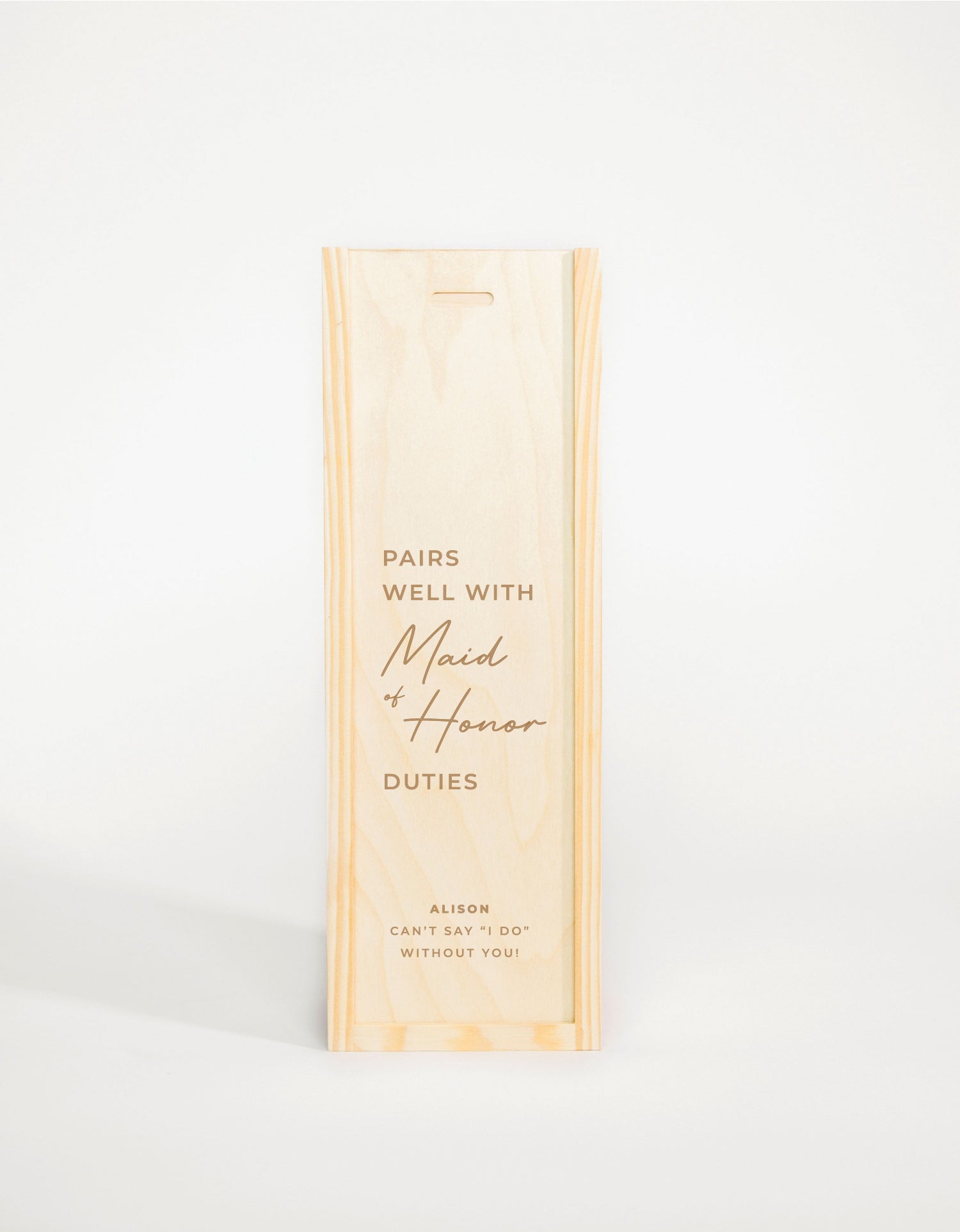 MAID OF HONOR DUTIES