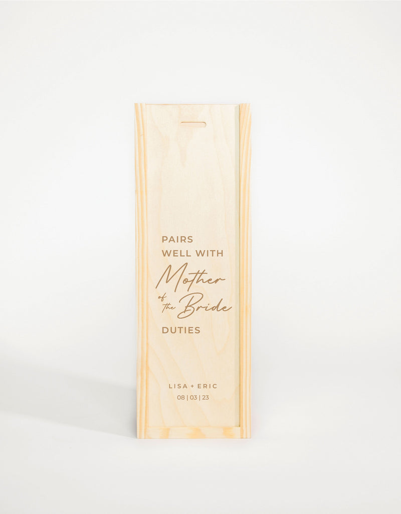 MOTHER OF THE BRIDE DUTIES