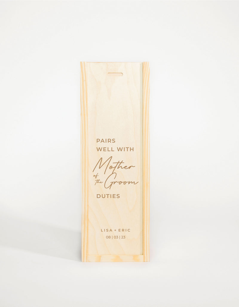 MOTHER OF THE GROOM DUTIES