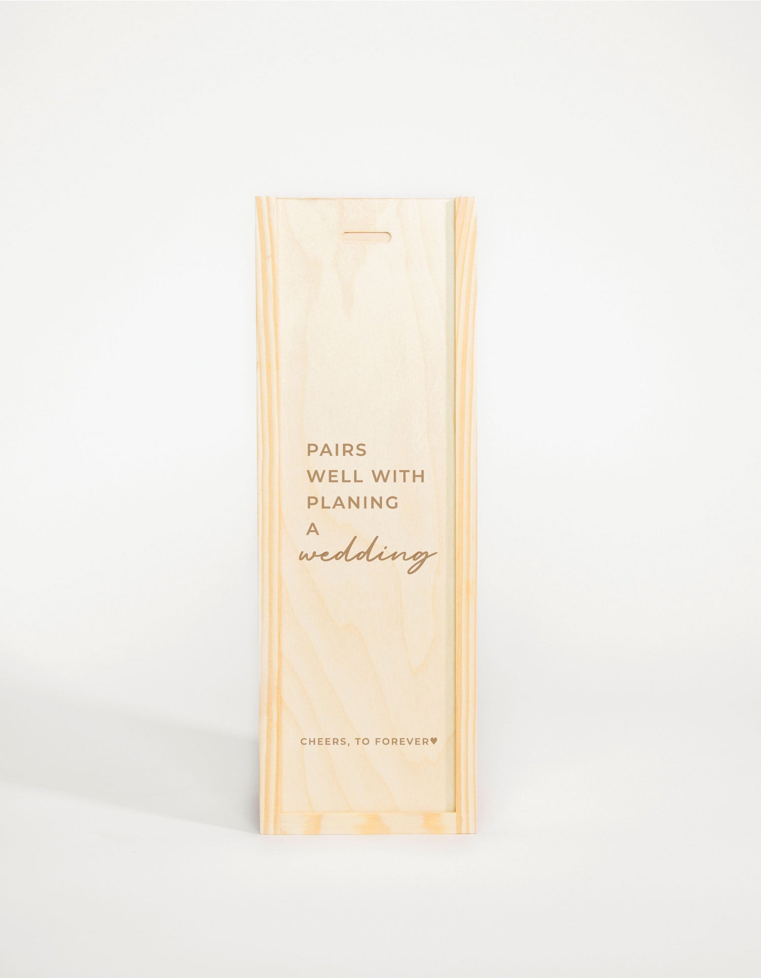 PAIRS WELL WITH PLANNIG WEDDING