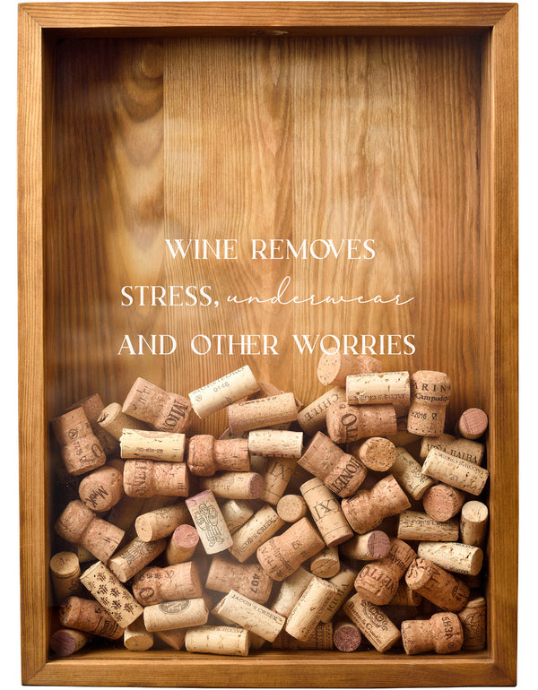 WINE REMOVES STRESS
